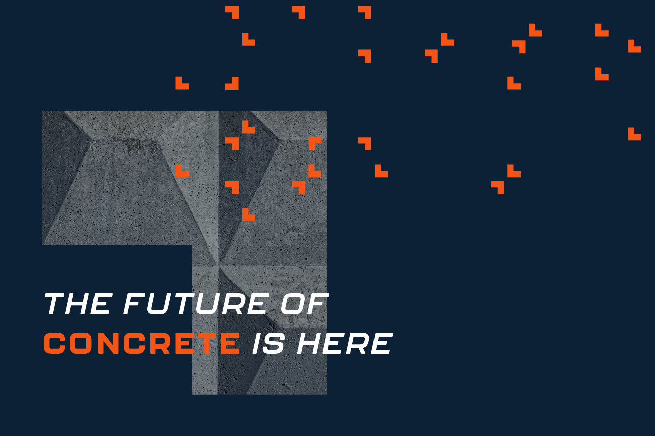 Case study image of the Concrete Logic branding in the portfolio of graphic designer Abbi Roush.