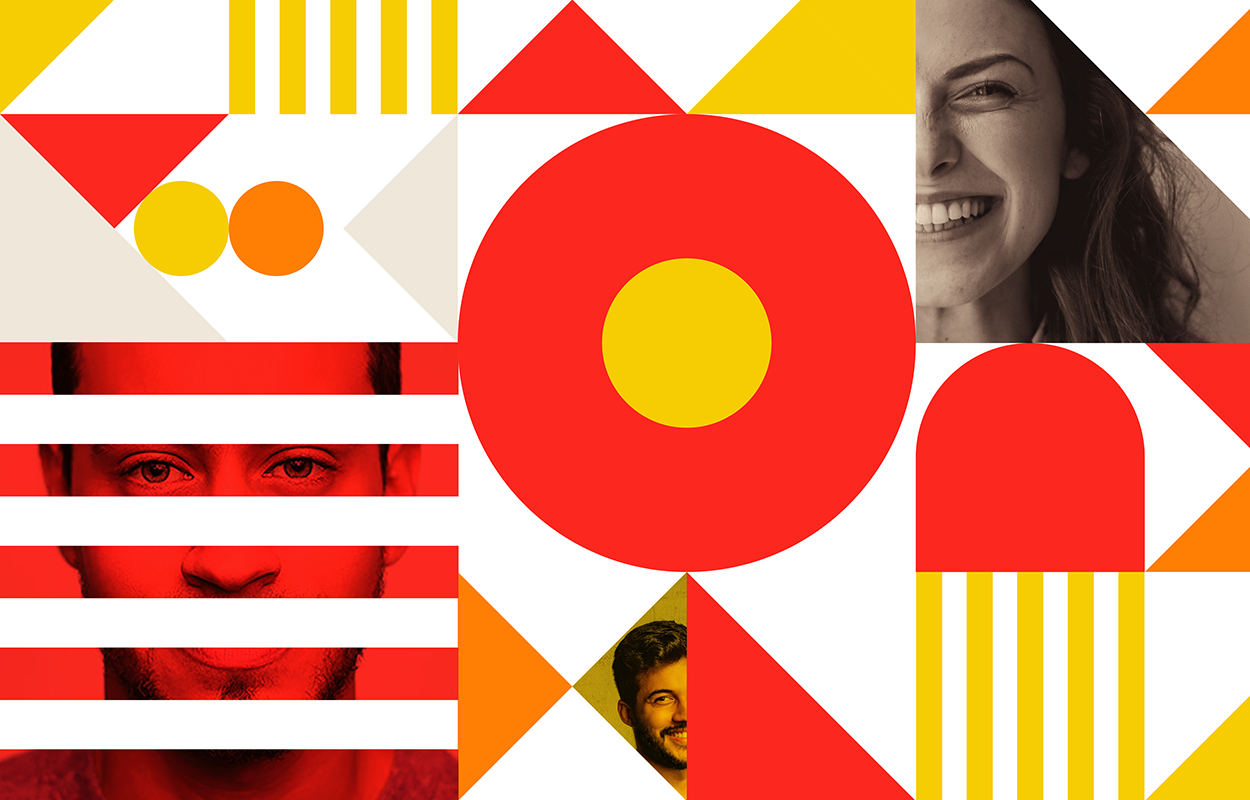 Case study image of the TRIBE Global branding in the portfolio of graphic designer Abbi Roush.