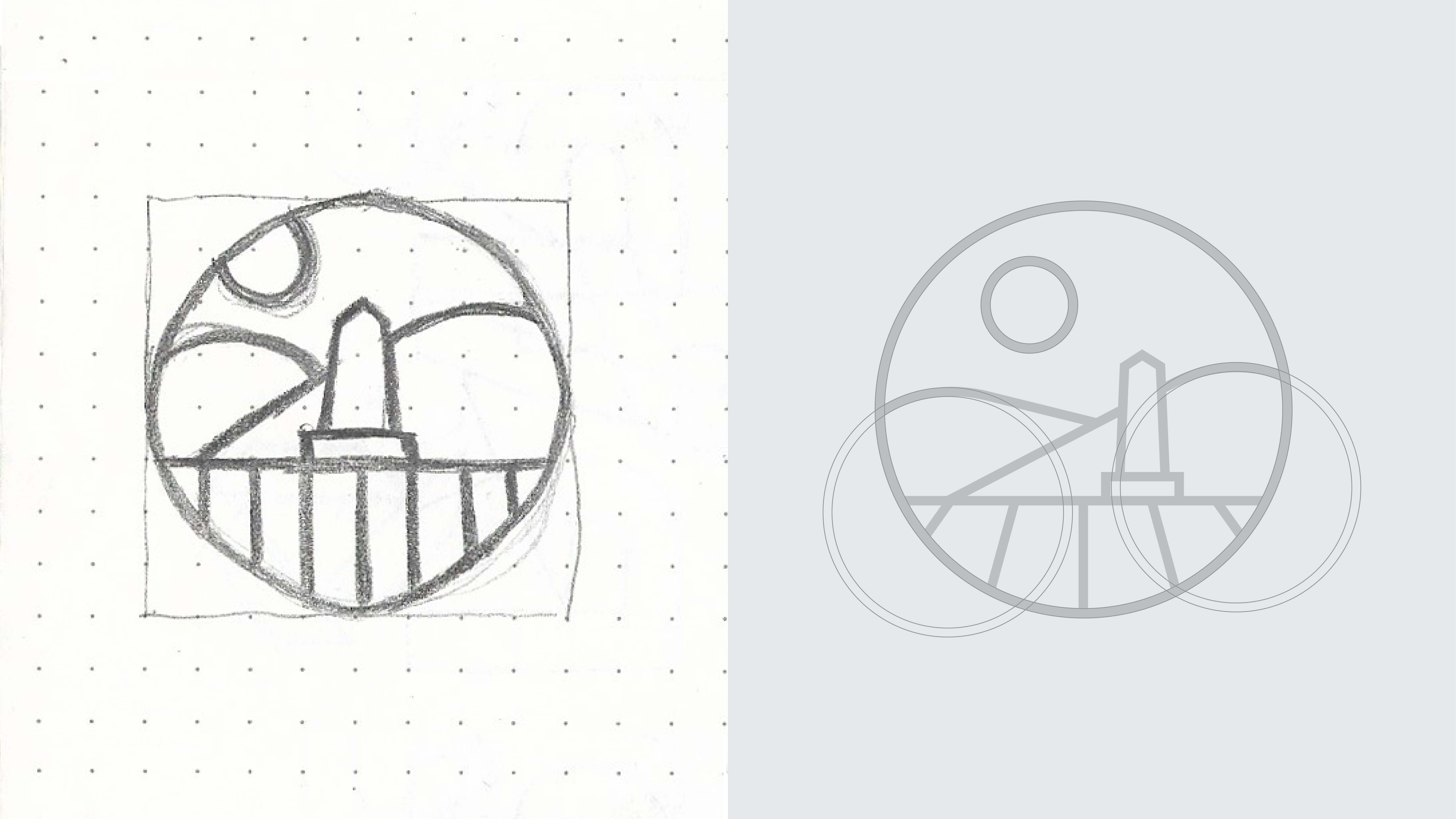 Case study image of the Woodbury Township Cemetery branding in the portfolio of graphic designer Abbi Roush.