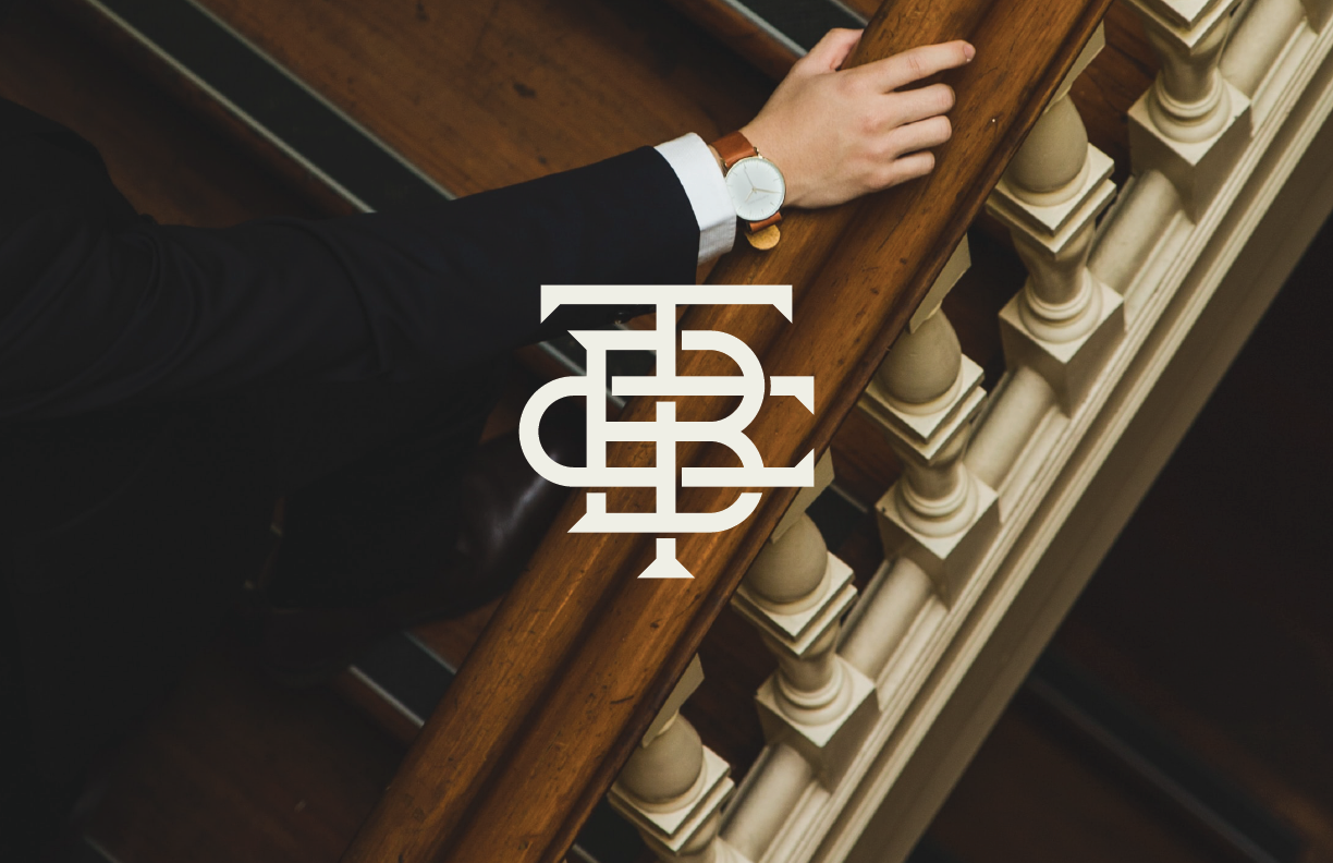 Case study image of the Black Tie Cigars branding in the portfolio of graphic designer Abbi Roush.